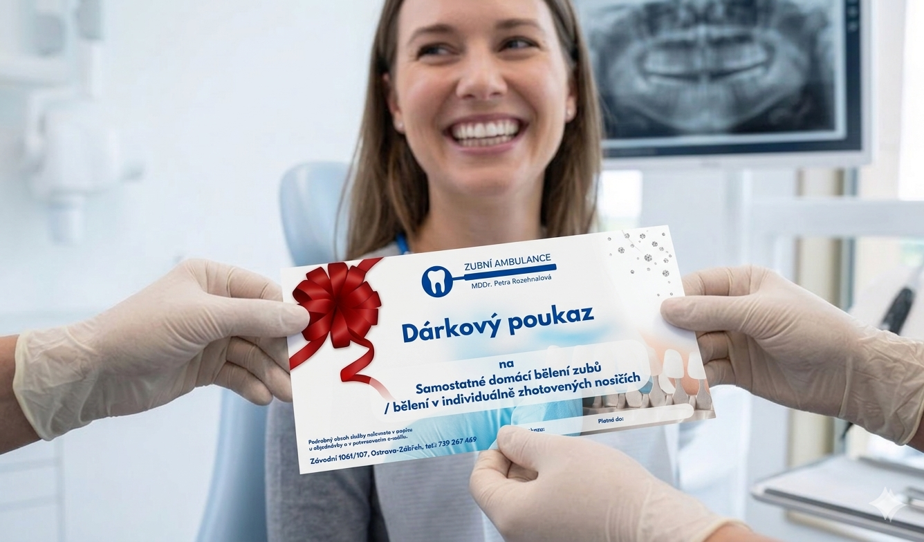 Samostatné domácí bělení zubů