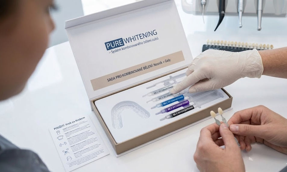 Poukaz na Pure Whitening systém kombinovaného bělení zubů